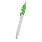 White with Green Stylus Tip and Highlighter